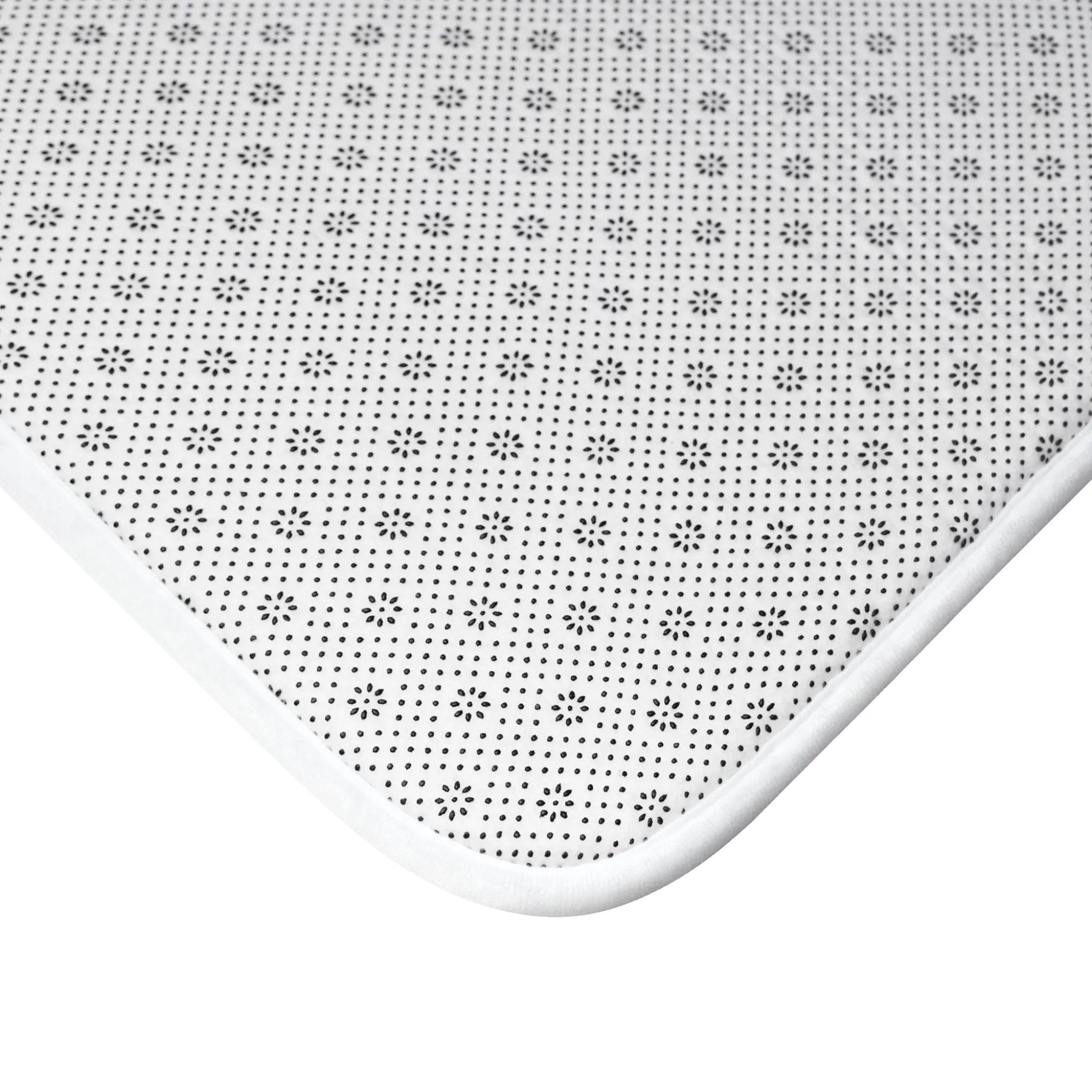 Abstract Boho Bath, Kitchen Mat | Emerald Jade Green Earthy Ombre