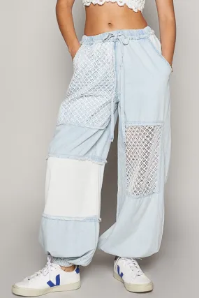 Lace Jean Joggers