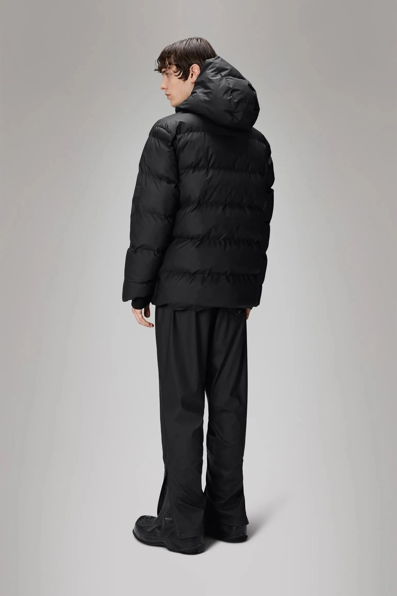 Rains Alta Puffer Jacket W3T3 (Black)