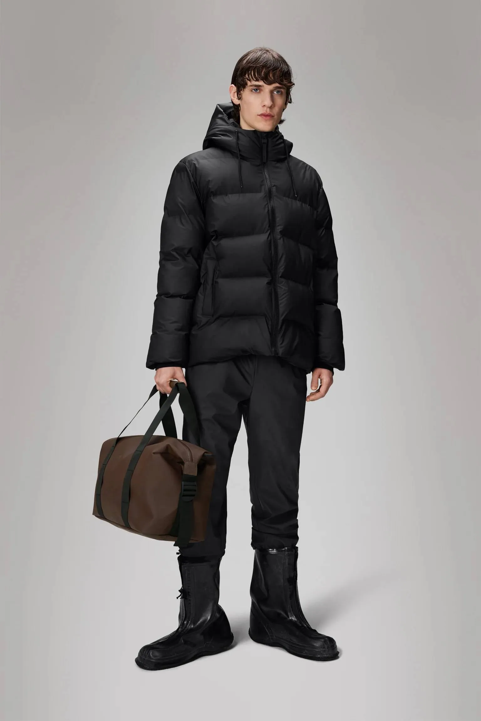 Rains Alta Puffer Jacket W3T3 (Black)