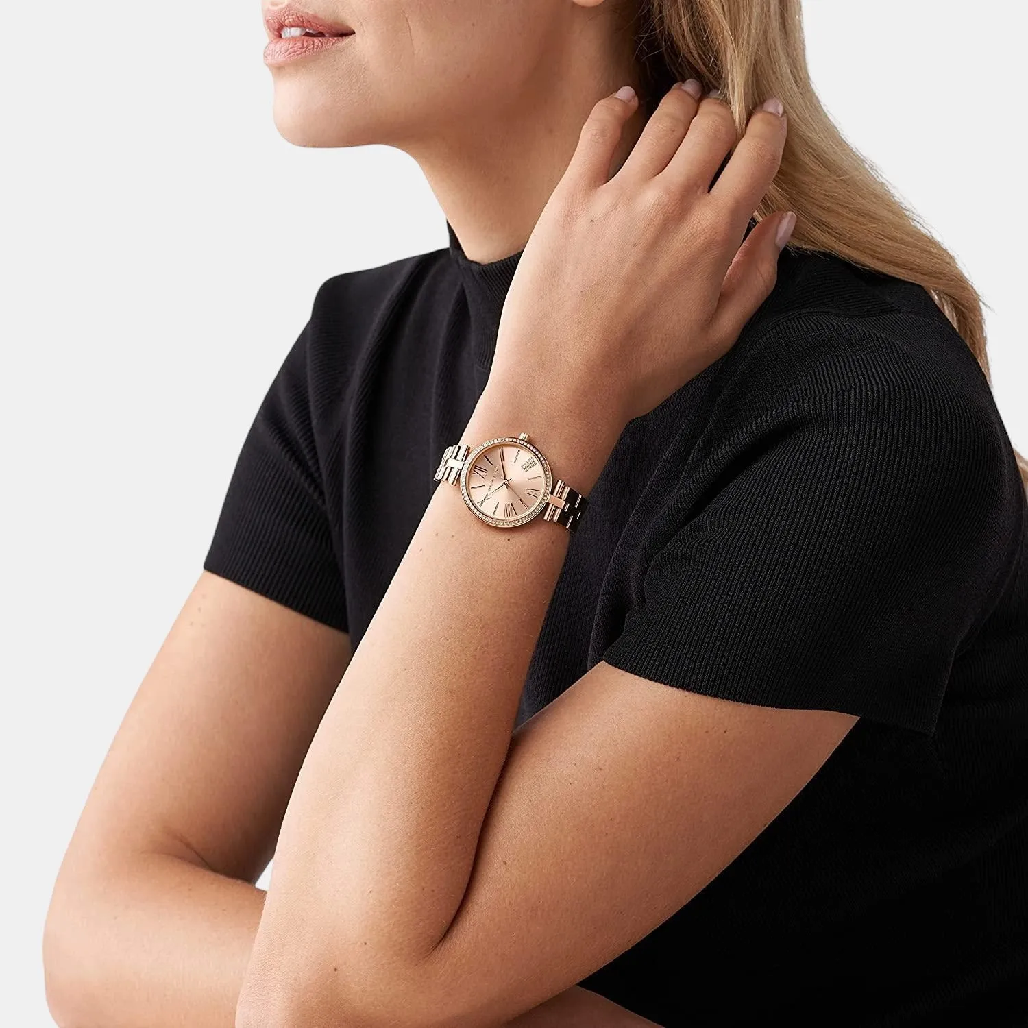 Women's Analog Stainless Steel Watch MK3904